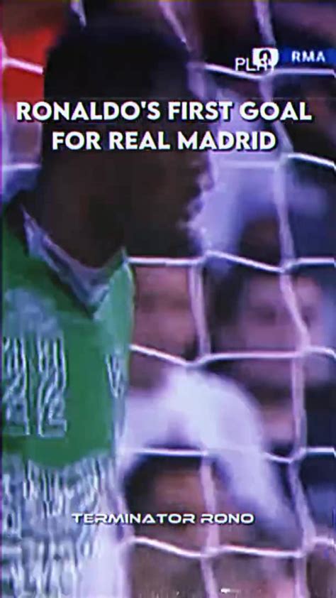 Ronaldo First and last goal for Real Madrid - One News Page VIDEO