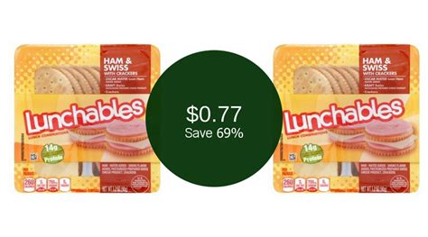 Oscar Mayer Lunchables for Only $0.77 (Save 69%) - Super Safeway