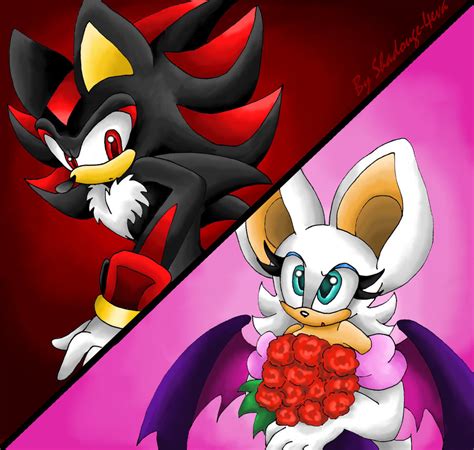 Shadow and Rouge by RainbowSpine on DeviantArt