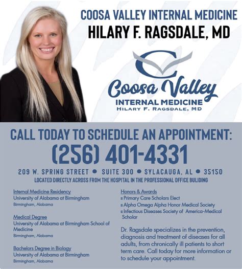 Coosa Valley Internal Medicine Now Accepting New Patients | Coosa Valley Medical Center