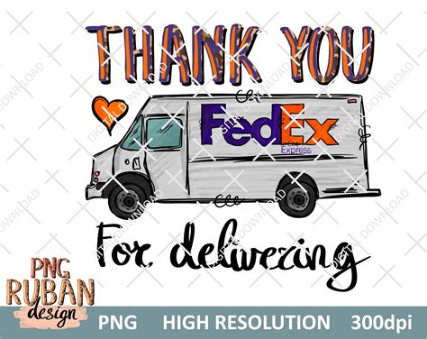 Fedex Truck Cartoon