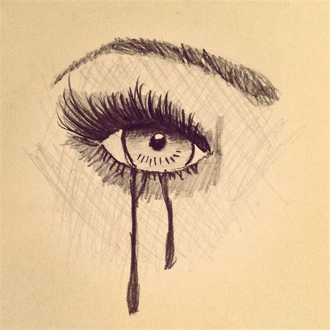 Crying eye drawing by Maul McCartney (c) | How to draw anime eyes, Anime drawings, Eye drawing