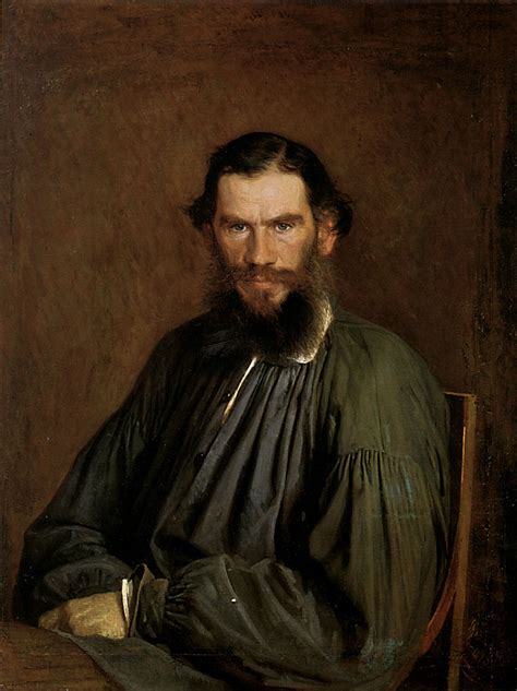 Portrait of Leo Tolstoy - Kramskoy Ivan - WikiArt.org