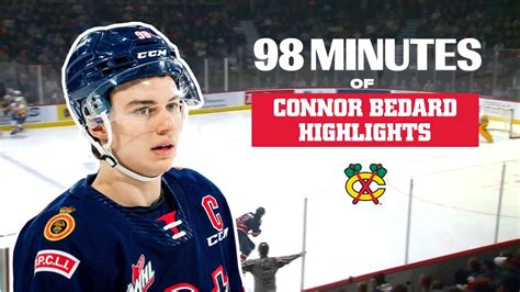 WATCH: 98 minutes of Connor Bedard Highlights 🤯 | Chicago Blackhawks ...