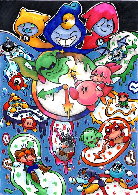 New Kirby game 2015 - Time Bouncer? (Fan-made) by gerugeon on DeviantArt