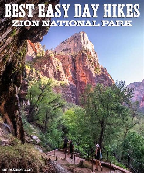 Best Easy Day Hikes in Zion National Park, Utah • James Kaiser