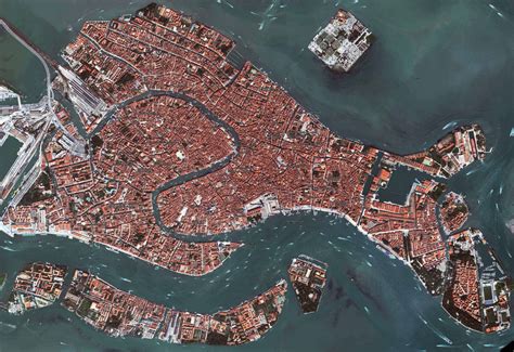 Venice Aerial Map - Venice Italy | Venice italy, Venice map, Aerial view