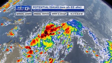 National Hurricane Center releases first track for potential Tropical ...