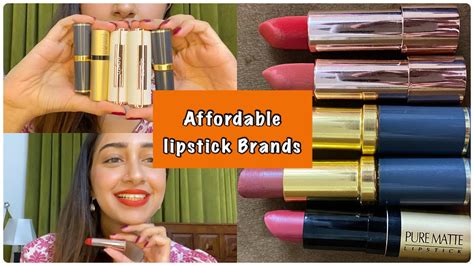 Affordable Lipstick Brands & Swatches | Medora, Rivaj & OtwoO Lipsticks| Affordable Lipsticks in ...