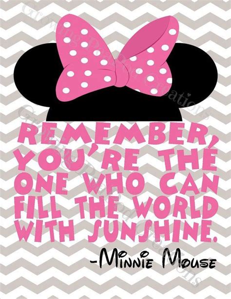 Minnie Mouse Quotes. QuotesGram | Minnie, Minnie mouse bedroom, Minnie ...