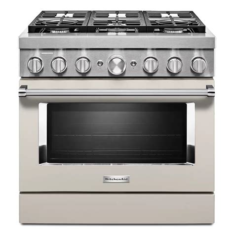 KitchenAid 36-inch 5.1 cu. ft. Smart Commercial-Style Gas Range with ...