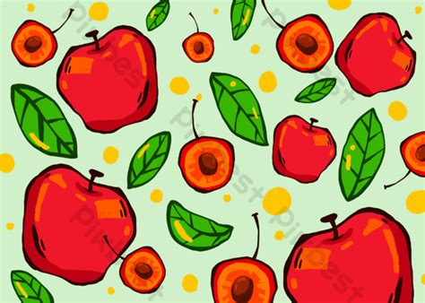 Summer Fruit Wallpaper Background Retro Season | PSD Free Download - Pikbest