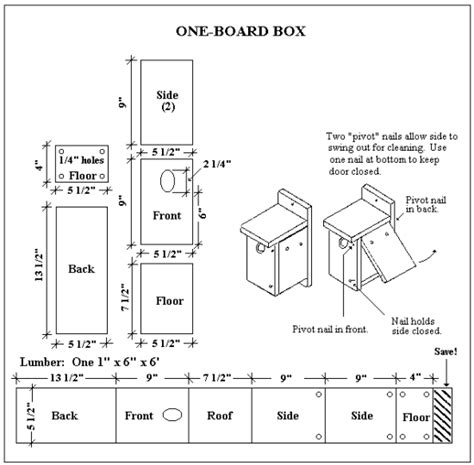 How to Build Simple Bluebird House Plans PDF Plans