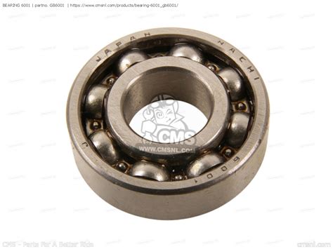 GB6001: Bearing 6001 Honda - buy the GB6001 at CMSNL