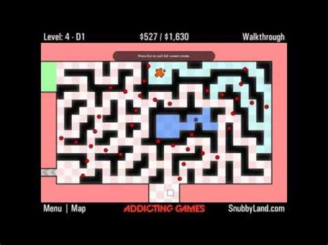 World's Hardest Game 4 - Level 4 Walkthough - YouTube