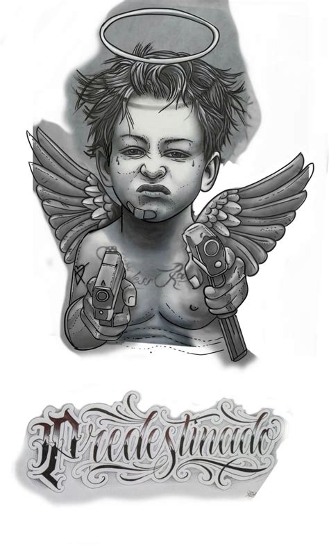 Chicano Tattoos Sleeve, Chicano Style Tattoo, Men Tattoos Arm Sleeve, Hand Tattoos, Angel With ...