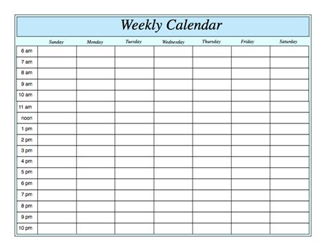 Weekly Scheduling Planner • iWorkCommunity