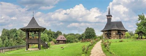 Premium Photo | Village Museum in Chisinau Moldova