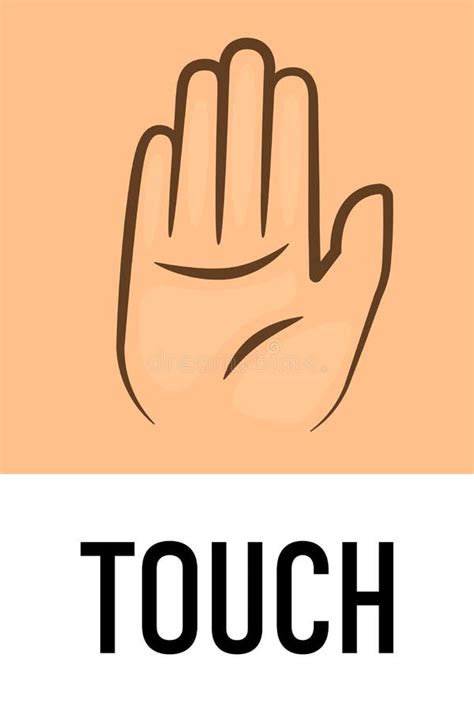 Touch sense icon stock vector. Illustration of black - 203500872