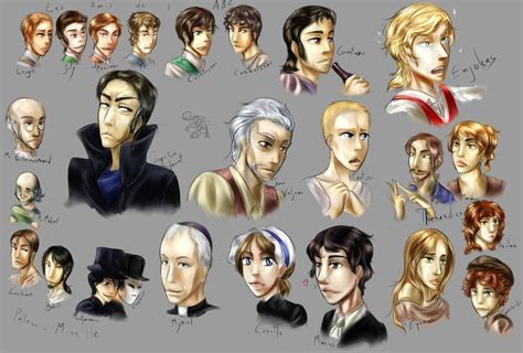 Les Miserables Characters by AresNergal on DeviantArt | Les miserables ...