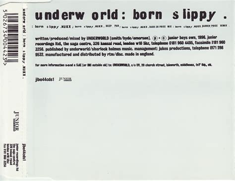 Underworld Born slippy (Vinyl Records, LP, CD) on CDandLP