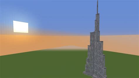 Burj Khalifa Minecraft Map