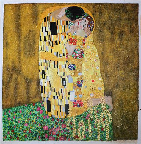 The Kiss by Gustav Klimt Painting Prints, Canvas Painting, Art Prints ...