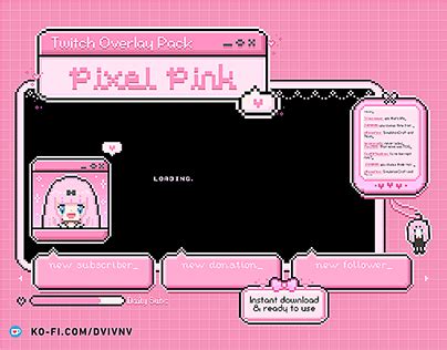 Pink Stream Overlay Projects | Photos, videos, logos, illustrations and ...