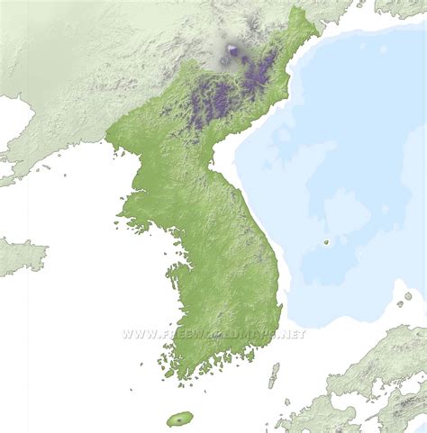 Korean Peninsula maps