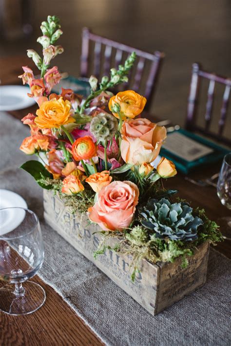 Cozy Rustic Orange Centerpiece for Your Home