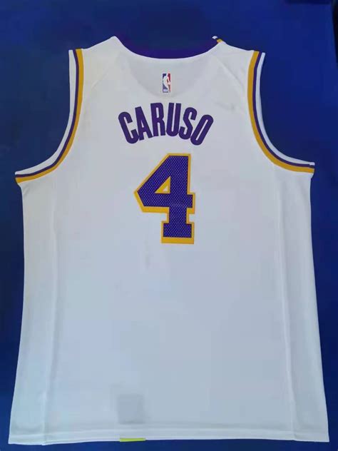 Men 4 Alex Caruso Jersey Special White Los Angeles Lakers Swingman Fan ...