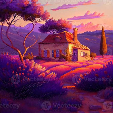 Beautiful Lavender Province - Ai Generated 22719767 Stock Photo at Vecteezy