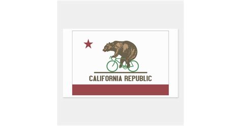 California Bear Bike Sticker | Zazzle