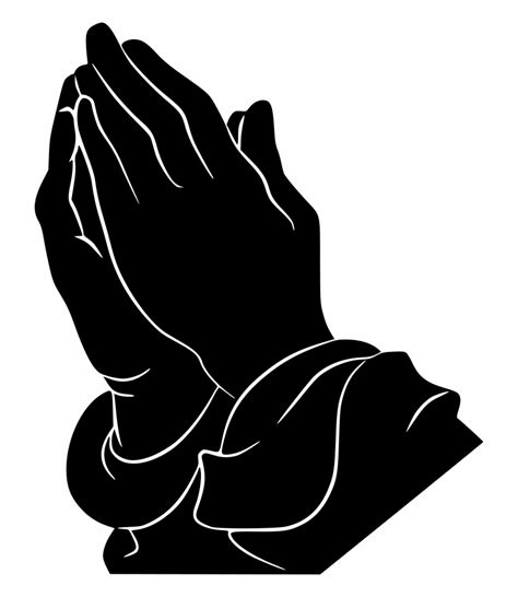 Jesus Praying Hands Silhouette Royalty Free Vector Image | Porn Sex Picture