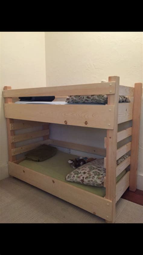 Toddler Bunk Bed Do It Yourself DIY Plans extended Size Fits an IKEA 63 ...