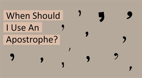 How to Use Apostrophes | The 5 Examples of Apostrophes