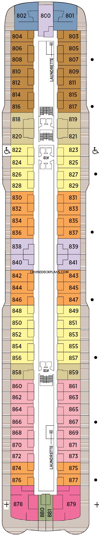 Seven Seas Explorer Deck Plans - Cabin Diagrams - Pictures