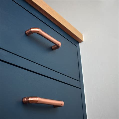 Handcrafted Copper Handles/Pulls and Knobs (Proper Copper Design)