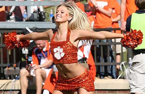 NFL and College Cheerleaders Photos: Clemson Cheerleaders