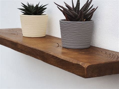 Rustic Oak Floating Shelves | Rustic Wooden Shelves | UK Delivery