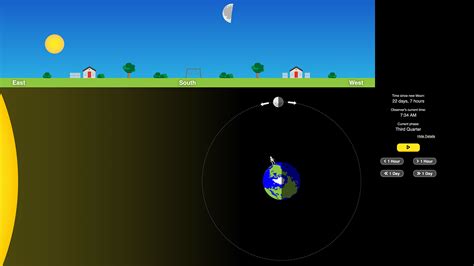 Moon Phases Simulation Viewed from Earth and Space | PBS LearningMedia