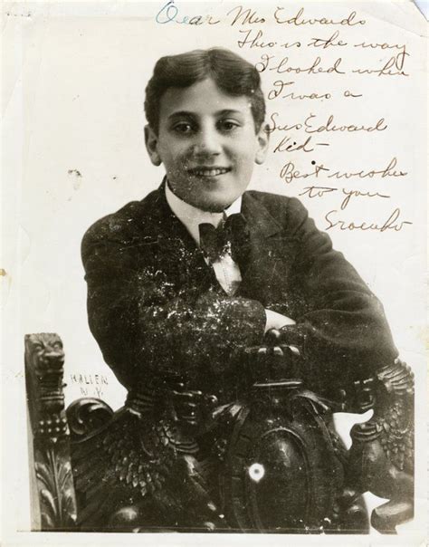 498: signed young groucho marx orig photo from 1905 | Groucho marx ...