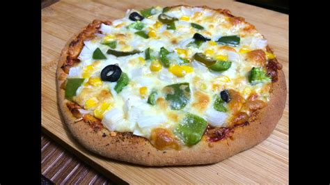 Yeast Free Pizza | No Yeast Pizza - Recipe By Bharatzkitchen - YouTube