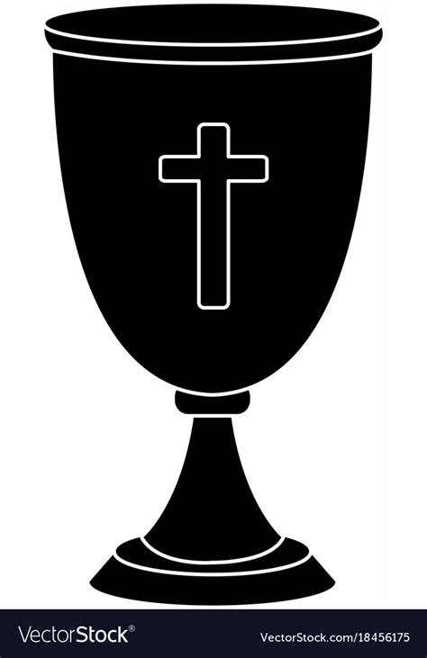 Chalice cup symbol Royalty Free Vector Image - VectorStock