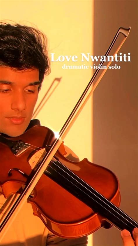 love nwantiti - one of my most aesthetic violin covers | Violin music songs, Violin music, Duet ...