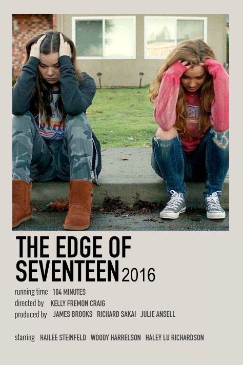 The Edge of Seventeen Poster | Film posters minimalist, Iconic movie posters, Film posters vintage