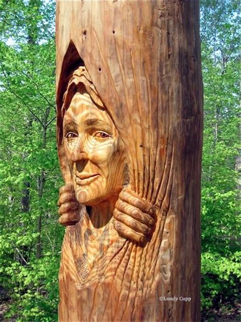 40 Exceptional Examples Of Tree Carving Art - Bored Art | Tree carving, Tree art, Wood carving art