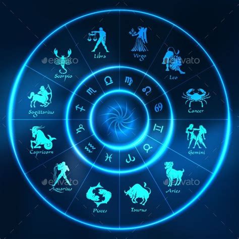 Blue Horoscope Circle in 2020 | Astrology, Horoscope, Numerology horoscope