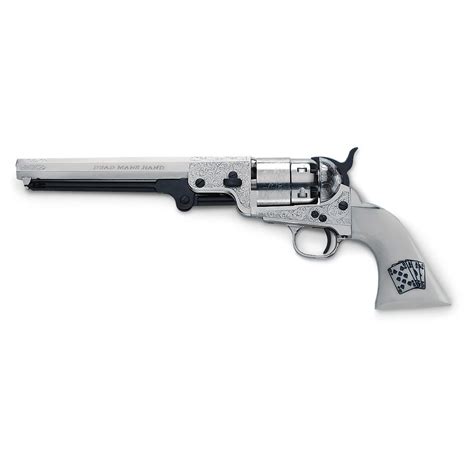 .44 cal. Wild Bill Hickok "Dead Man's Hand" 1851 Colt Navy Revolver Replica - 153270, Pistols ...