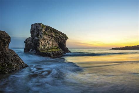 Natural Bridges State Beach, Sunset | Natural bridges state beach ...